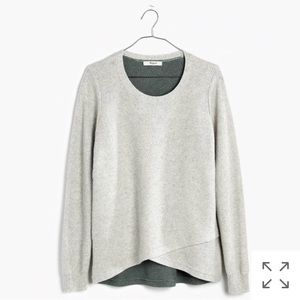 Madewell feature pullover sweater size small